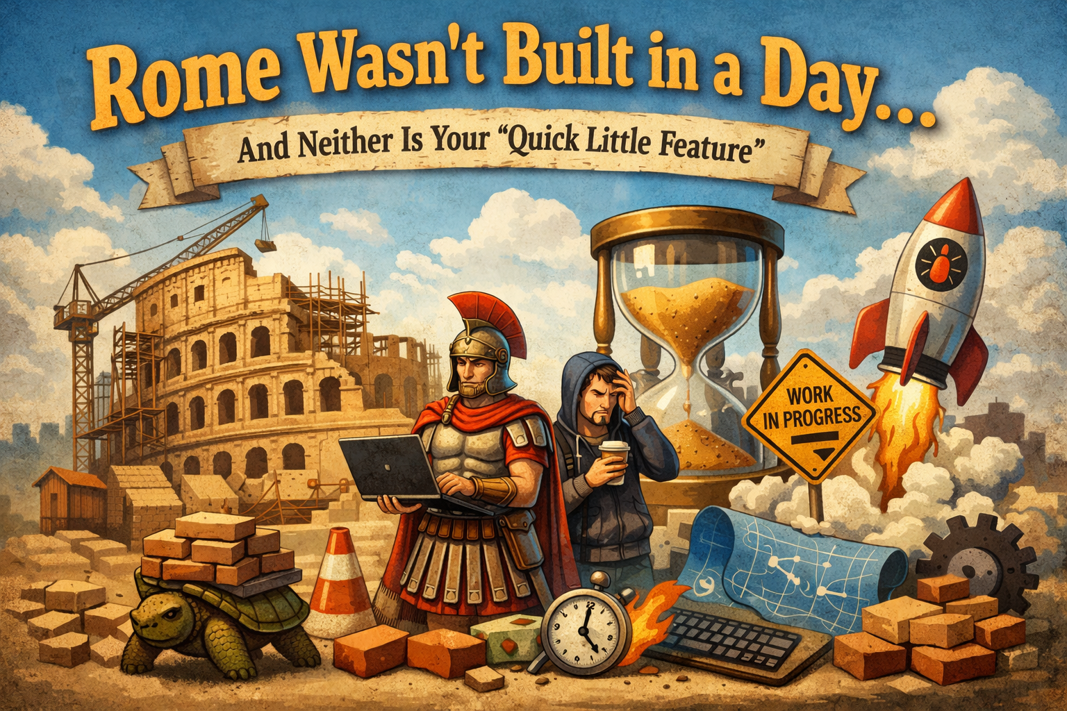 Rome Wasn’t Built in a Day… and Neither Is Your “Quick Little Feature”